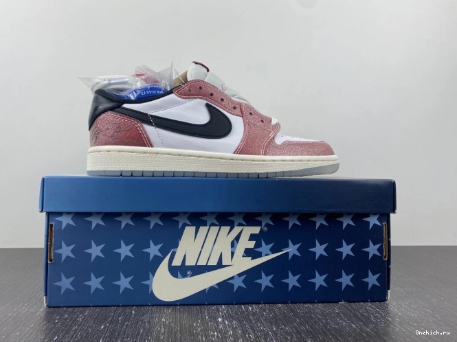 One Kick LOW TROPHY BLACK' JORDAN OG FN0432-017 1 ROOM AIR X 'RED 0803